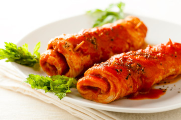 Braciole, a Typical Italian Dish from Southern Italy