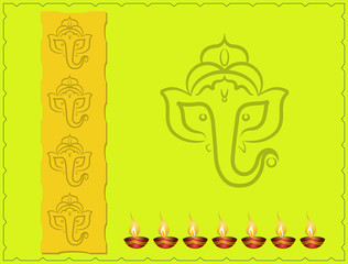 Ganesha Diwali Greeting