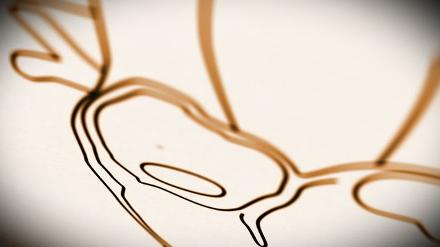 Human Heart structure animation illustration  Shallow Depth of F