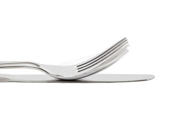 cropped image of fork and knife