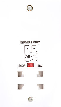 low voltage shaver socket