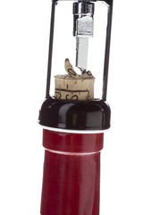 wine bottle and opener