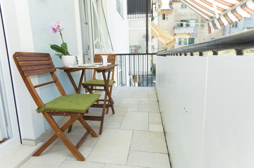 Breakfast on terrace