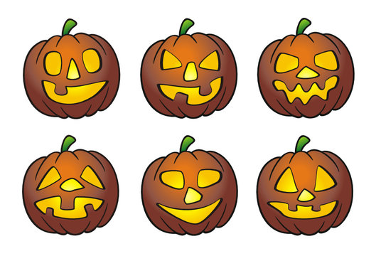 various Halloween Pumpkin