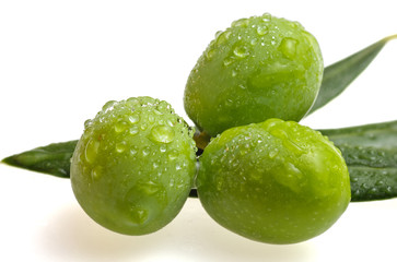 trio of olives