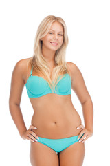 Obraz premium beautiful woman in bikini