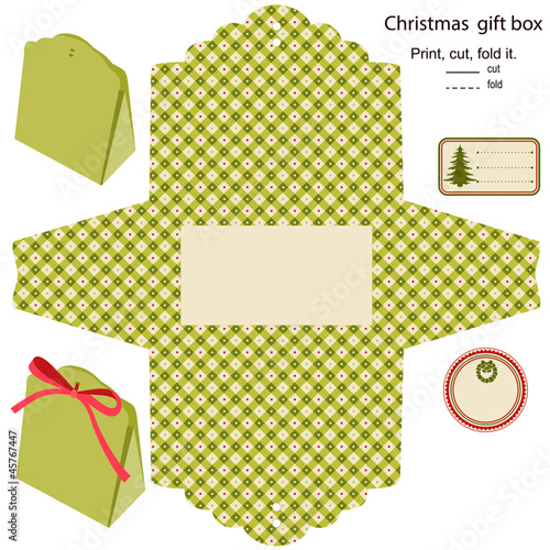 quot christmas gift box template quot stock image and royalty free quot christmas gift box template quot stock image and royalty free