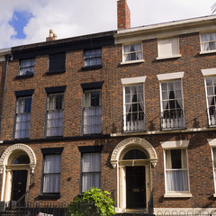 Georgian Houses in Liverpool England