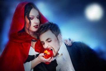 Little Red Riding Hood fell in love with a wolf