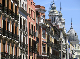 Fototapeta premium Calle Mayor en Madrid