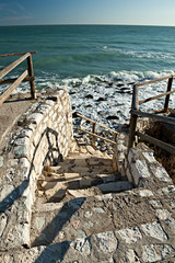 Staircase for the sea