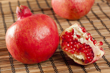 Fresh Organic Red Pomegranate