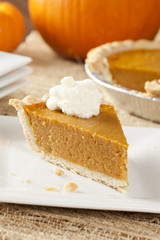 Fresh Homemade Pumpkin Pie