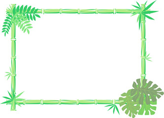 bamboo jungle frame