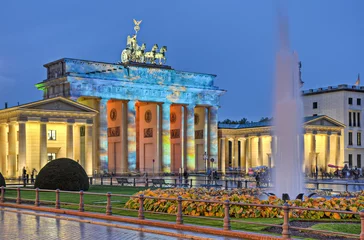 Schilderijen op glas Brandenburger Tor in Berlin © Marco2811