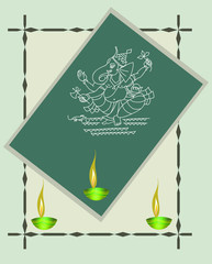 Ganesha Diwali Greeting