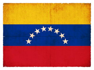 Grunge-Flagge Venezuela