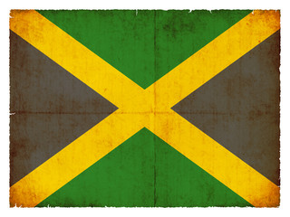 Grunge-Flagge Jamaika
