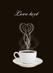 cup of hot coffee