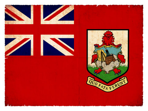 Grunge-Flagge Bermudas