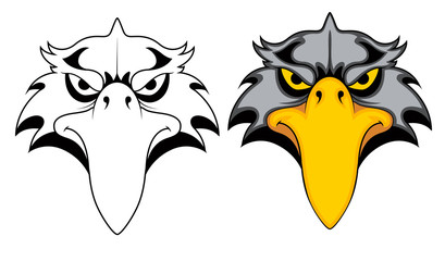 Bird Mascot Tattoo Vector