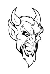 Devil Mascot Vector Character