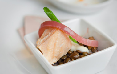 salmon and bean