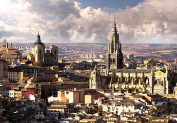 Fototapeta na wymiar Prymas Katedra Najświętszej Marii Panny w Toledo