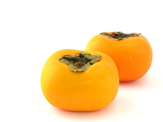 Persimmon isolated on white background