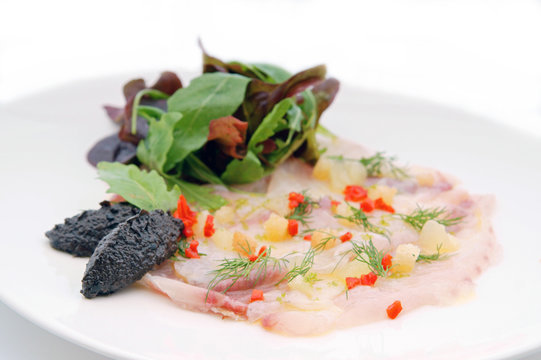 carpaccio de daurade au citron vert  # 30