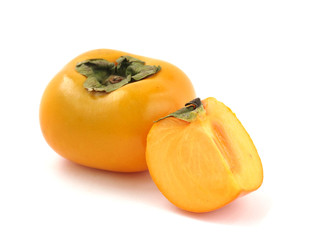 Persimmon isolated on white background
