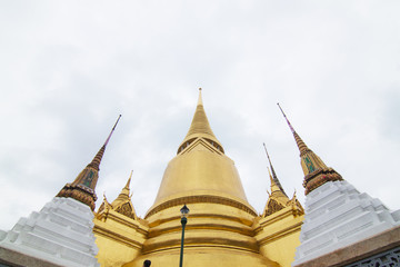 Fototapeta premium Pagoda at Wat Phra Kaew Grand Palace of Thailand