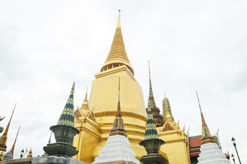 Fototapeta premium Pagoda at Wat Phra Kaew Grand Palace of Thailand