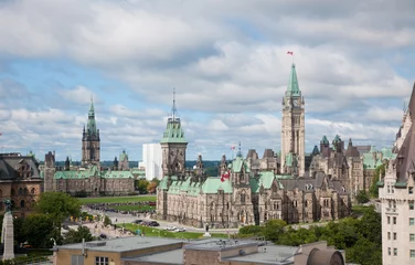 Fotobehang Parliament Buildings in Ottawa, Canada © Gary