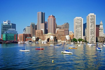 Boston Skyline on a Gorgeous Day