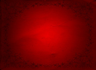 Conceptual red old paper for Christmas