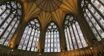 A View of the York Minster Chapter House