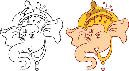Ganesha Calligraphic
