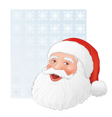 Weihnachtsmann mit Hintergrund