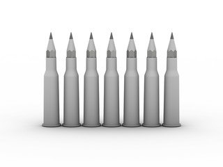 Pencil and cartridge case