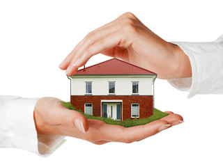 small building in my hands