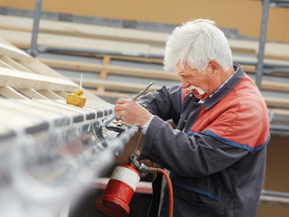 roofer at work