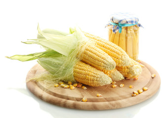 fresh corn and preserve corn