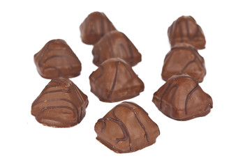 chocolate candy isolated