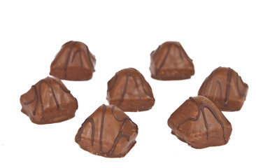 chocolate candy isolated