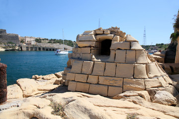 Bomb shelter at Rinella