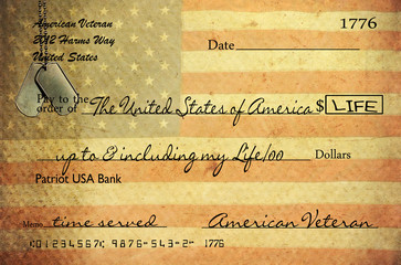 Fototapeta premium Veteran's check