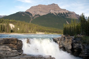 Athabasca River and Falls, Jasper, Canada