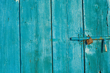 Door with old latch