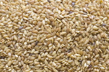 linseed or flaxseed full frame